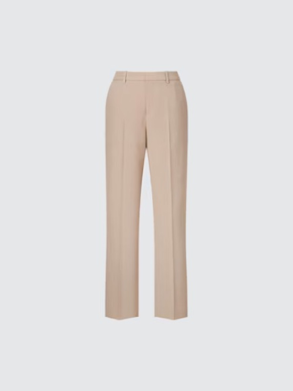 Uniqlo Straight-Leg Pants in Light Beige